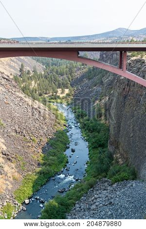 Crooked River In Oregon
