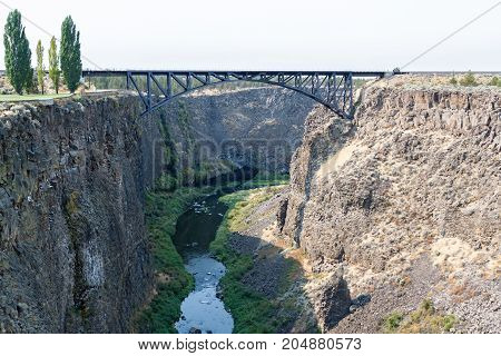 Crooked River In Oregon