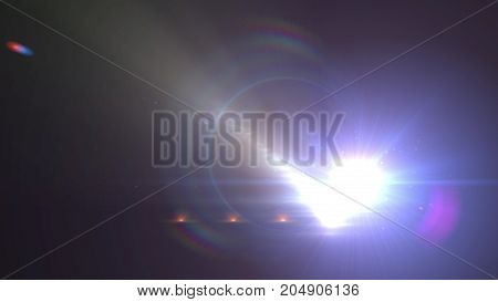Abstract Star And Flying Saurcer