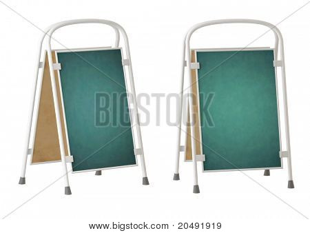Tablica informacyjna. Na białym tle nad białym