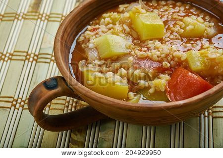 Bulgurl Kabak Yemegi