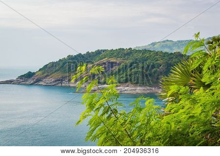 Phromthep Cape Viewpoint With Sunset Sky In Phuket,thailand