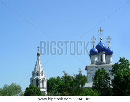 Kerken in Kolomenskoe, Moskou
