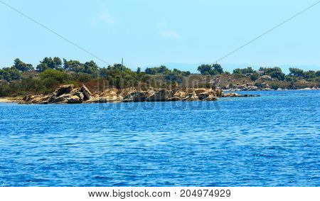 Summer Sea Coast (sithonia, Greece).