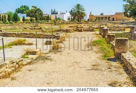 The Open Air Archaeological Museum Of El Djem