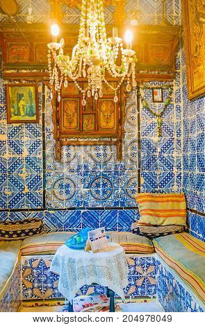 The Guest Hall In Dar Essid Mansion, Sousse