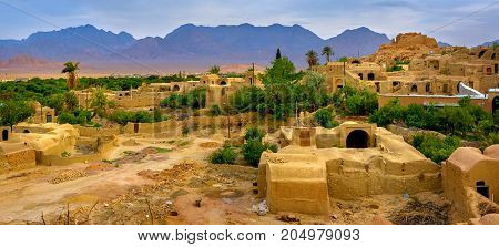 Village In The Oasis, Iran