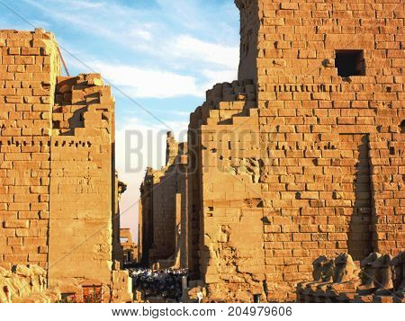 Egypt North Africa visit the Temple of Luxor Karnak