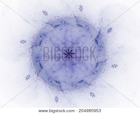 Lacy colorful clockwork pattern. Digital fractal art design. Abstract design of sacred symbols signs geometry. Designs of astrology alchemy magic. Geometric Spiral. Abstract Colorful Fractal Texture.