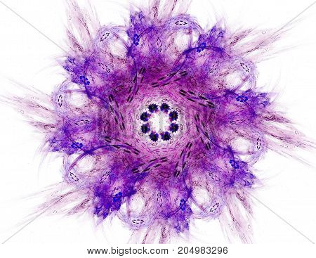 Geometry of Space series. Visually attractive backdrop made of conceptual grids curves and fractal elements suitable as element for layouts on physics mathematics technology science and education.