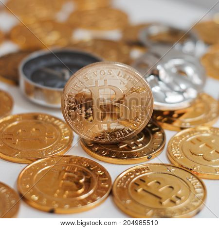 Bitcoin Coin Physical Money