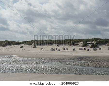 ther geman Island of spiekeroog in the North sea
