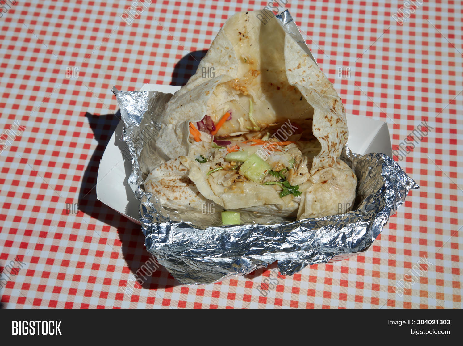 Burrito. Foil Wrapped Image & Photo (Free Trial) Bigstock