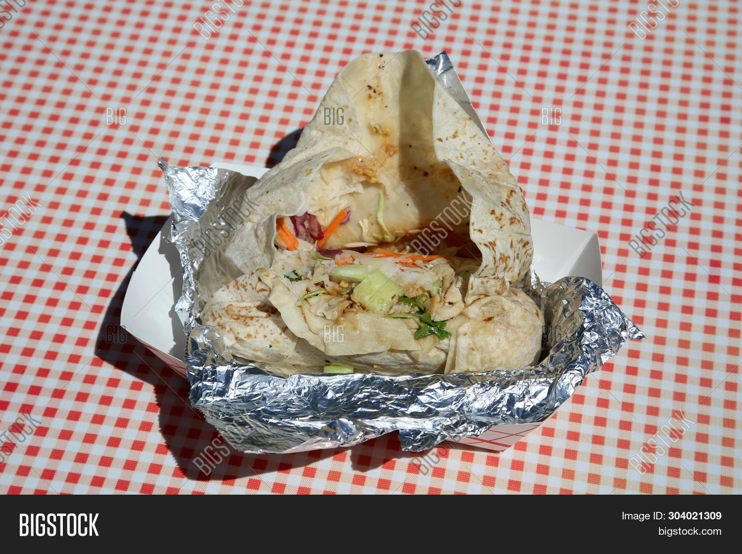 Burrito. Foil Wrapped Image & Photo (Free Trial) Bigstock