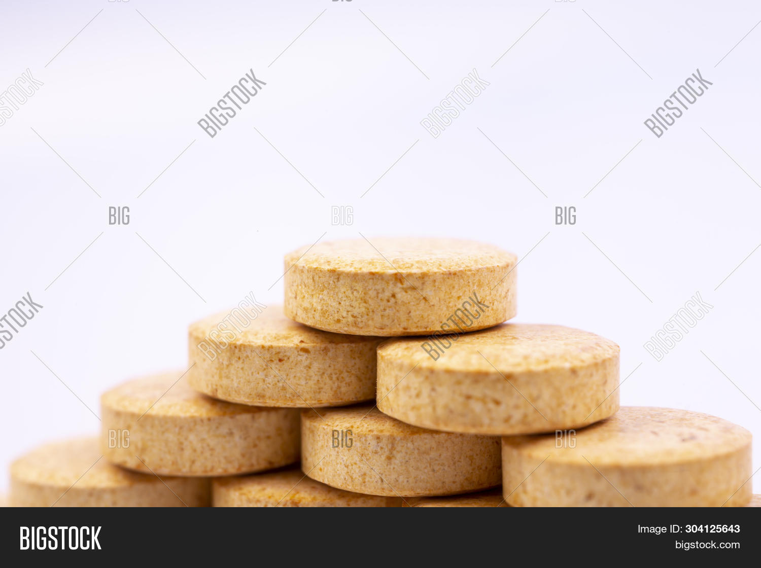 Beige Pills Isolated Image & Photo (Free Trial) Bigstock