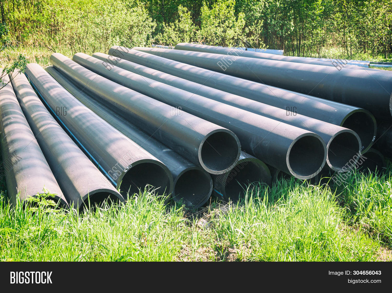 Hdpe Pipe Water Supply Image & Photo (Free Trial) Bigstock