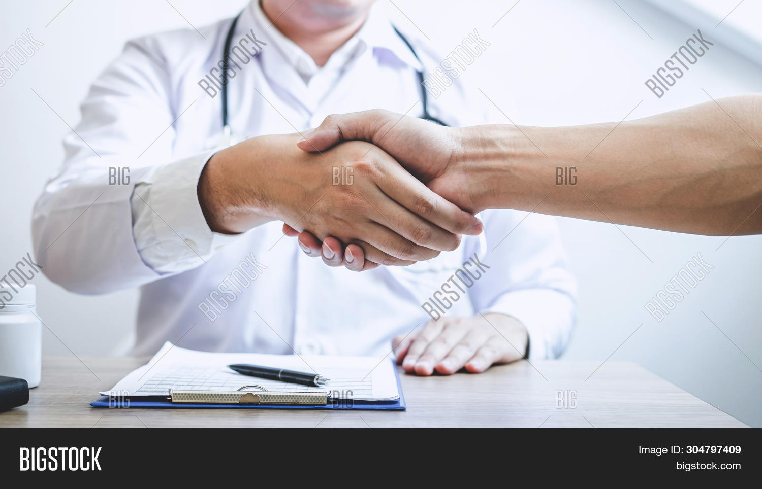 Doctor Having Shaking Image & Photo (Free Trial) Bigstock