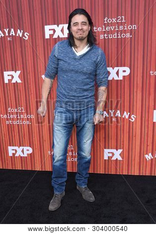 LOS ANGELES - MAY 29:  Antonio Jaramillo arrives for the FX 'Mayans' FYC Event on May 29, 2019 in Hollywood, CA