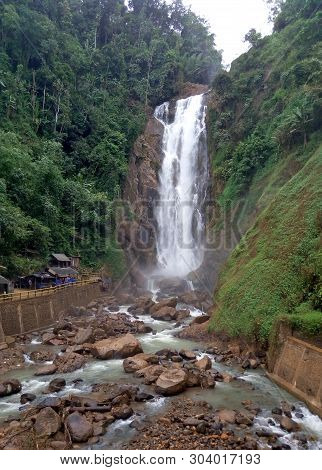Bedegung Waterfall In Muara Enim, South Sumatera, Indonesia