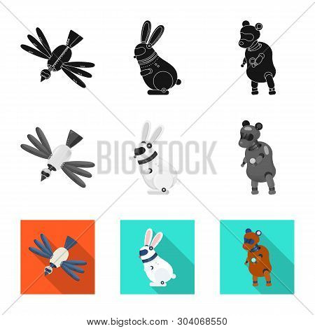 Vector Design Of Toy And Science Sign. Set Of Toy And Toy Vector Icon For Stock.