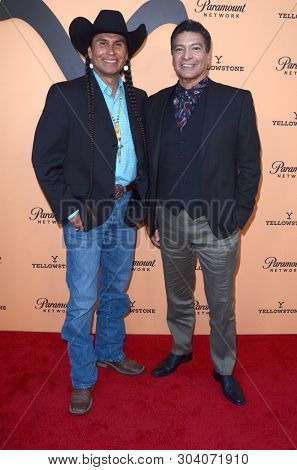 LOS ANGELES - MAY 30:  Mo Brings Plenty, Gil Birmingham at the 