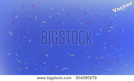 Cool Space Fantasy. Background Texture, Bright. Minimal Colorific Illustration.  Azure Colored Backg