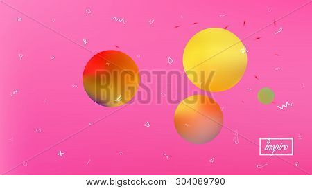 Clear Space Fantasy. Background Texture, Smoot. Liquid Colorific Illustration.  Pink Colored Backgro