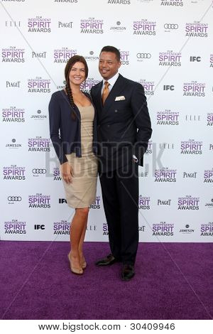LOS ANGELES - FEB 25: Terrance Howard érkezik 2012 Film független a lélek Awards a stran