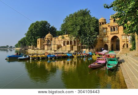Gadsisar Lake In Jaisalmer, India