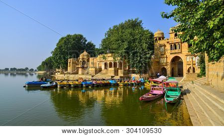 Gadsisar Lake In Jaisalmer, India
