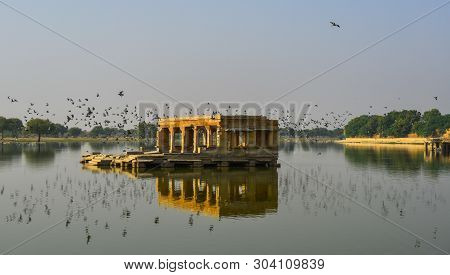 Gadsisar Lake In Jaisalmer, India
