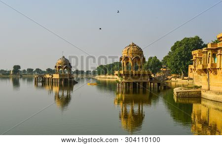 Gadsisar Lake In Jaisalmer, India