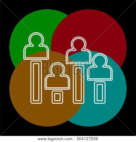 Exit Poll Concept Icon. Simple Element Illustration. Exit Poll Concept Symbol Design From Elections 