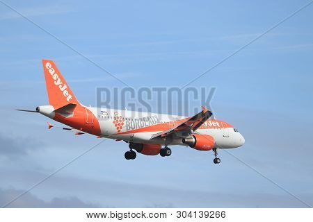 Amsterdam, The Netherlands - May 30th 2019: Oe-icf Easyjet Europe Airbus A320-200 (former G-ezuh), B