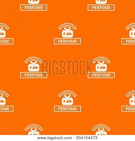 Perfume Botte Pattern Vector Orange For Any Web Design Best