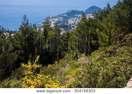 View Of Dubrovnik City From Mount Srd Walking Trail