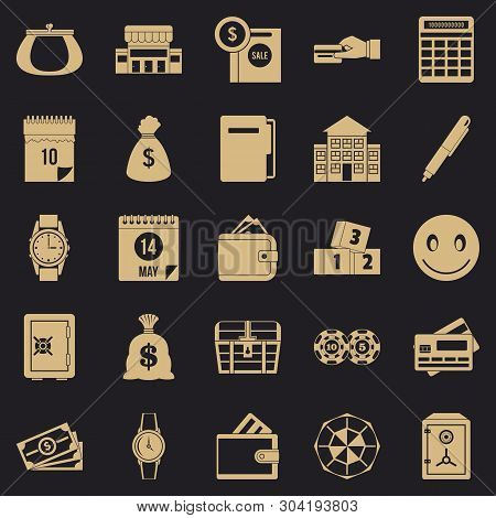Contribution Icons Set. Simple Set Of 25 Contribution Vector Icons For Web For Any Design