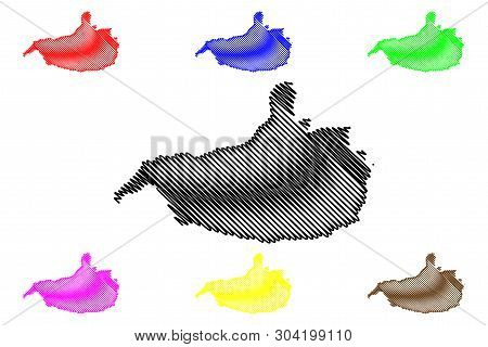 Nangarhar Province (islamic Republic Of Afghanistan, Provinces Of Afghanistan) Map Vector Illustrati