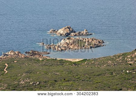 View Of Punata Calarza And Ferraglione Isles