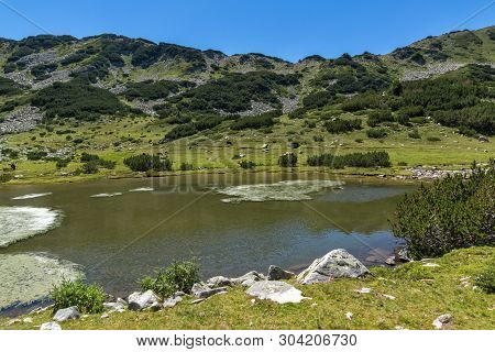 Amazing Landscape With Prevalski Lakes Near Mozgovishka Pass, Pirin Mountain, Bulgaria
