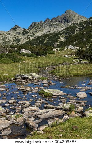 Amazing Landscape With Prevalski Lakes Near Mozgovishka Pass, Pirin Mountain, Bulgaria