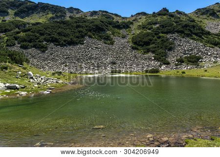 Amazing Landscape With Prevalski Lakes Near Mozgovishka Pass, Pirin Mountain, Bulgaria