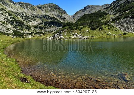 Amazing Landscape With Prevalski Lakes Near Mozgovishka Pass, Pirin Mountain, Bulgaria