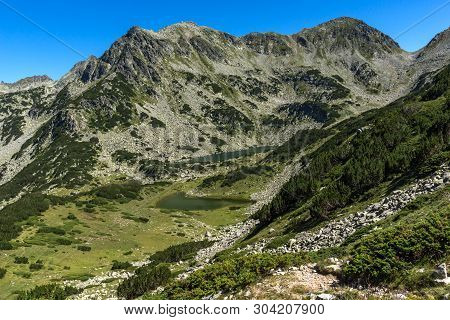 Landscape With Prevalski Lakes, Dzhangal And Valyavishki Chukar Peaks, Pirin Mountain, Bulgaria