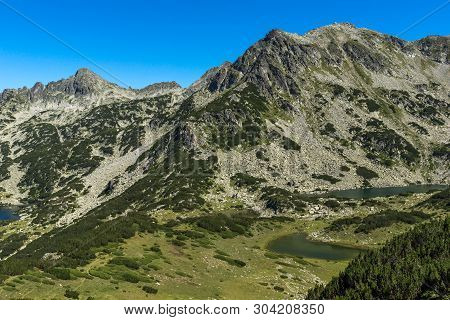 Landscape With Prevalski Lakes, Dzhangal And Valyavishki Chukar Peaks, Pirin Mountain, Bulgaria