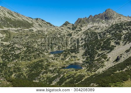 Landscape With Prevalski Lakes, Dzhangal And Valyavishki Chukar Peaks, Pirin Mountain, Bulgaria
