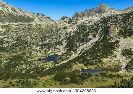 Landscape With Prevalski Lakes, Dzhangal And Valyavishki Chukar Peaks, Pirin Mountain, Bulgaria