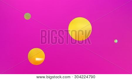 Clear Space Fantasy. Creative Colorific Illustration.  Background Texture, Smoot. Magneta Colored Ba