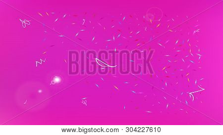 Pure Space Fantasy. Ordinary Colorific Illustration.  Background Texture, Bright. Magneta Colored Ba
