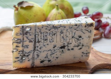 Gorgonzola Picant Italian Blue Cheese, Made From Unskimmed Cow's Milk In North Of Italy